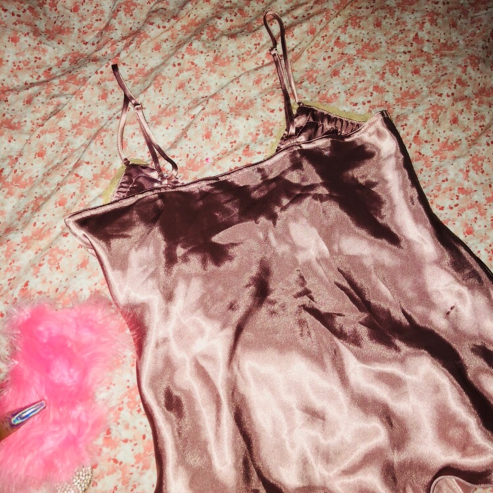🍬VINTAGE🍬 Silk top - Picture 4 of 6